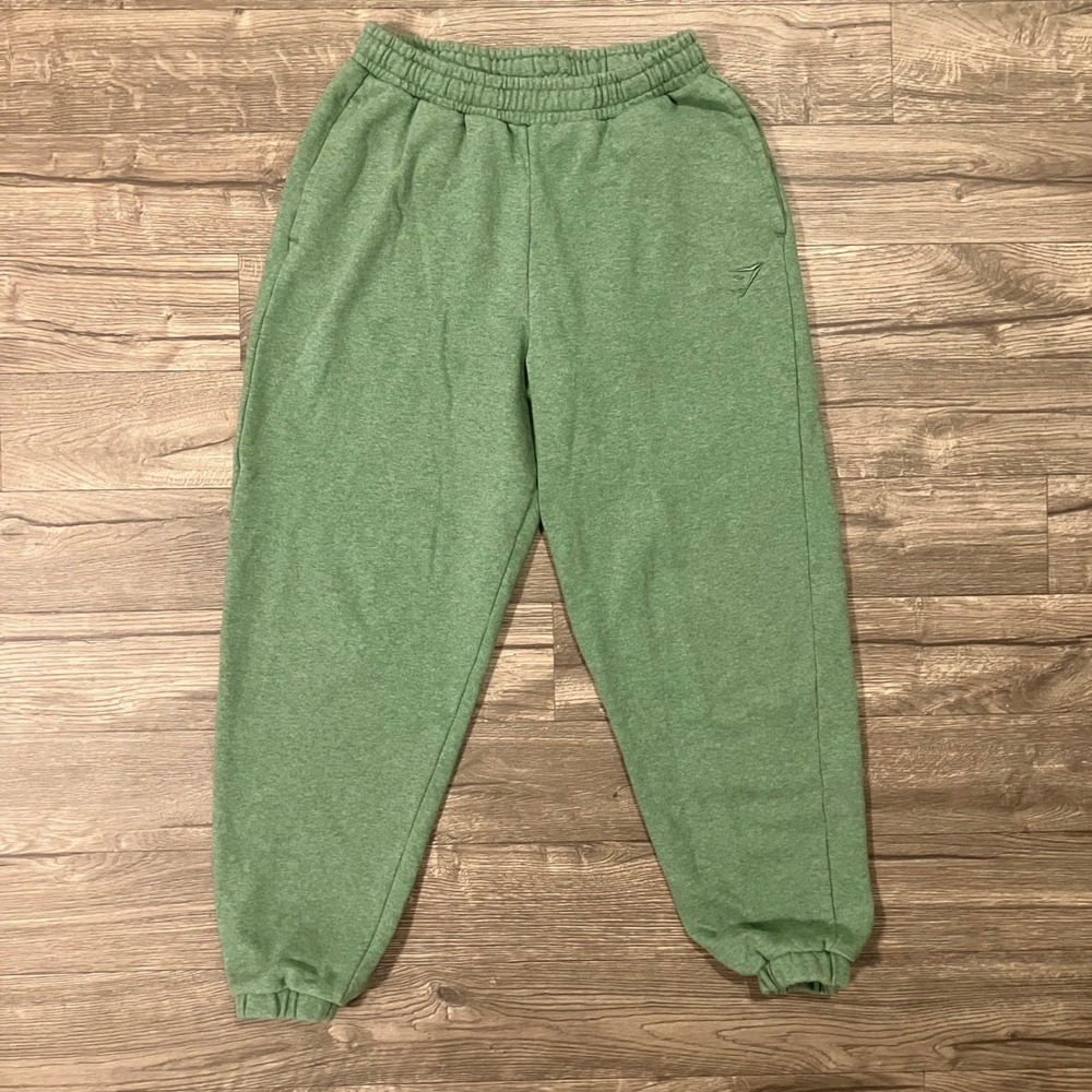 Gymshark Rest Day Sweats Joggers Women's Size S Sage Green Heather B2A7Q-EBSJ-S